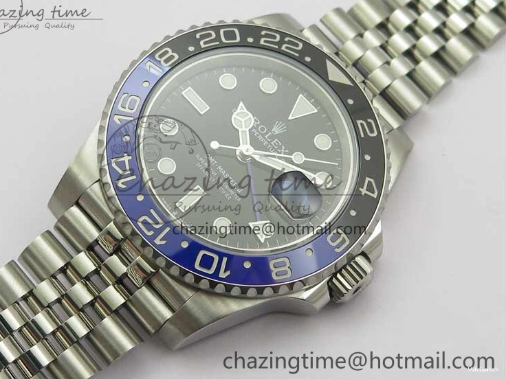 Ceramic 904L Best Edition V2 II SA3285 Steel BLNR 1:1 CHS VRF GMT-Master Blue Black 126710 0207